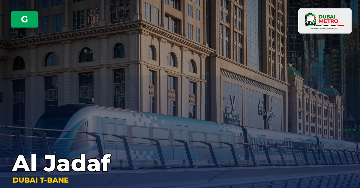 Al Jadaf station — Dubai Metro