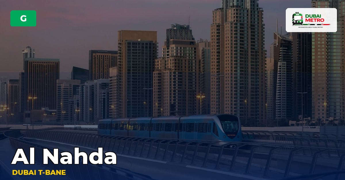Al Nahda station — Dubai Metro