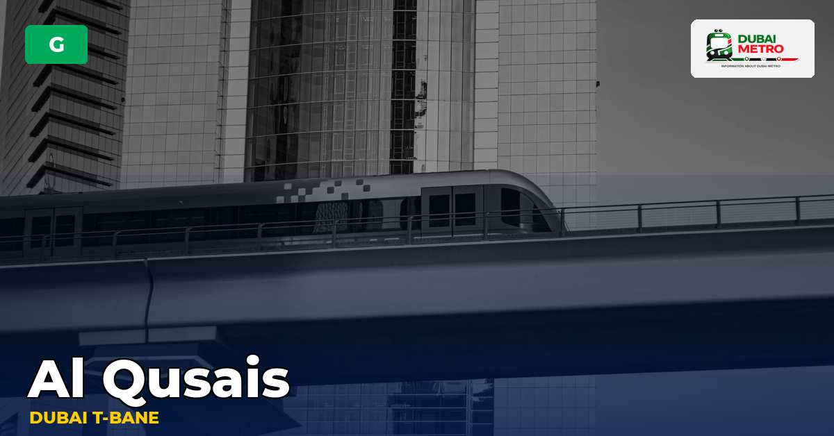 Al Qusais station — Dubai Metro