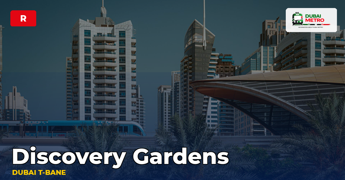 Discovery Gardens station — Dubai Metro
