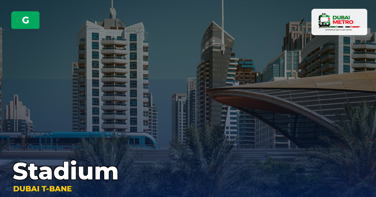 Stadium station — Dubai Metro