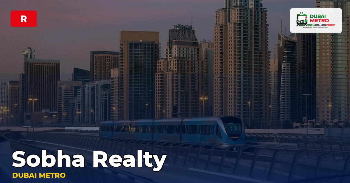 Sobha Realty station — Dubai Metro