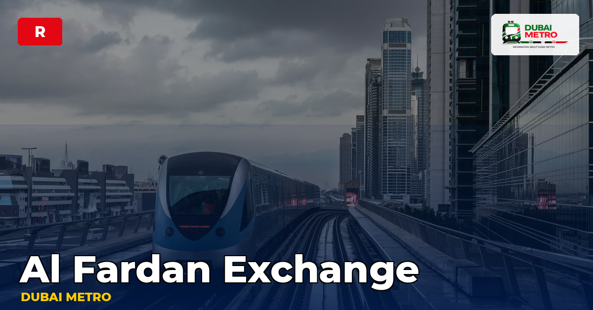 Al Fardan Exchange station — Dubai Metro
